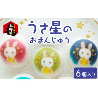 ふるさと納税 大野市 越前大野の「うさ星のおまんじゅう」
