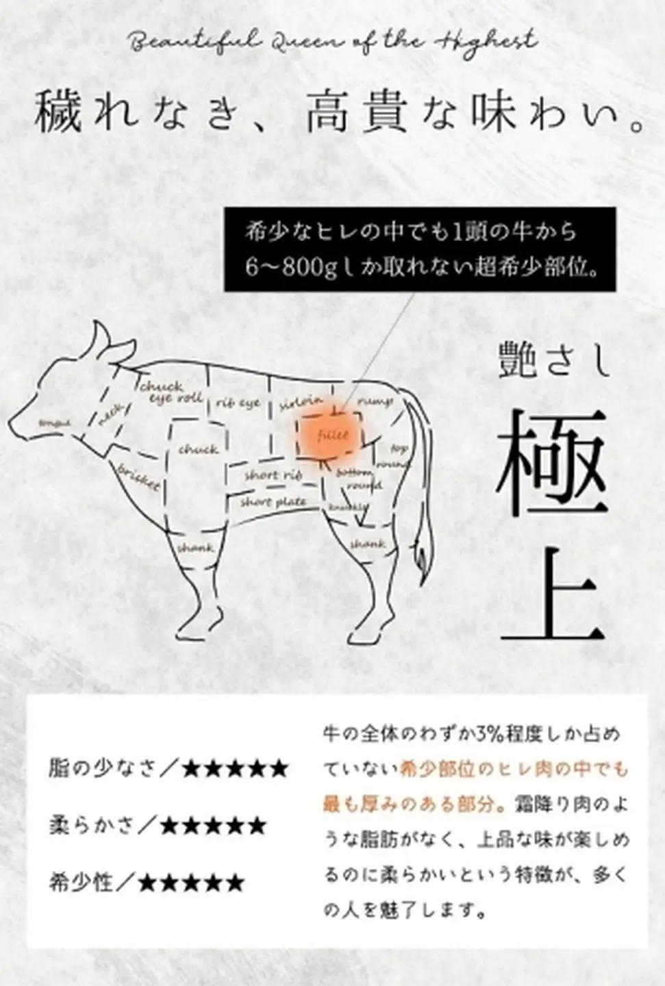 佐賀牛ヒレ肉 200g×4：C102-005