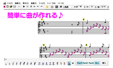 【電子オルゴール】音楽の小箱　プレゼントパック通信セット
