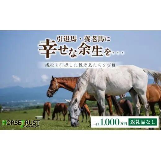 【引退競走馬 余生支援】北海道 岩内町 ホーストラスト北海道支援 1000万円コース 引退馬 F21H-411