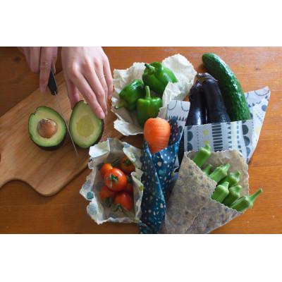 ふるさと納税 丸森町 宮城県丸森町産ミツロウラップ　S・Mサイズ2枚セット |  | 01