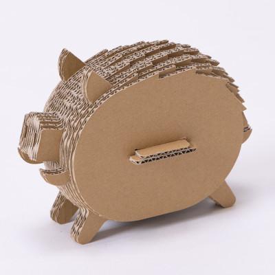 ふるさと納税 刈谷市 段ボール工作キット　干支シリーズ　イノシシ