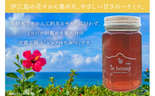 はちみつ 国産 伊江島産純粋はちみつ 500g 1本 [ie honey 沖縄県 伊江村 ie47bde440004] 蜂蜜 ハチミツ 純粋ハチミツ 100% 天然 非加熱 無加糖 調味料 スイーツ 
