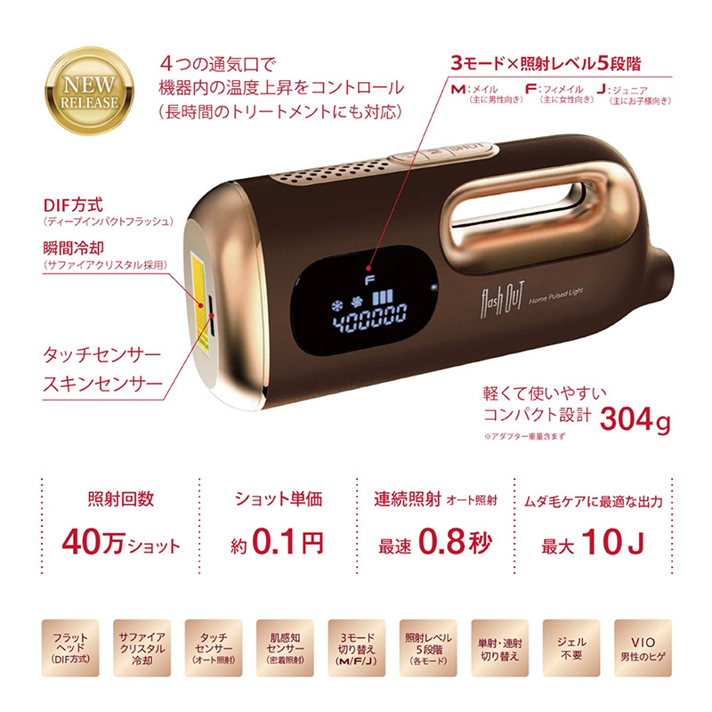 家庭用脱毛器 ジュピター フラッシュアウト 脱毛器 光脱毛 光脱毛器 男女兼用 家庭用脱毛器全身 家庭用脱毛 脱毛 ホームケア フラッシュ脱毛器 電動 電化製品 美容 美容グッズ 美容機器 宮城 宮城