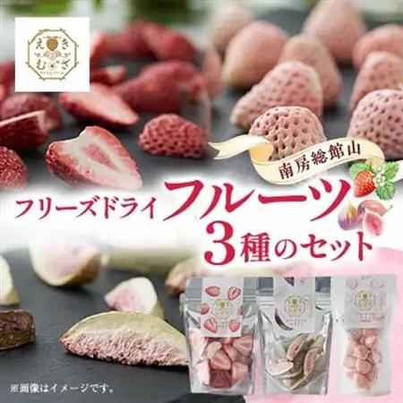 きざえむファームの南房総館山フリーズドライフルーツ 3種類_フリーズドライフルーツ 3種類 ドライフルーツ 美味しい 人気 おすすめ 千葉県 館山市_【1487571】