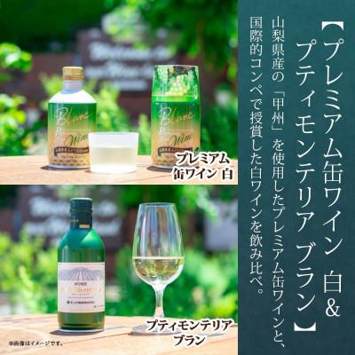 ふるさと納税 笛吹市 白ワイン 3種 9本 飲み比べ ボトル1本・缶2種8本 モンデ酒造 山梨県 笛吹市 |  | 02