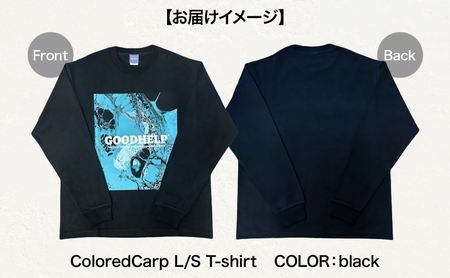 GOODHELP ColoredCarp L/S T-shirt black  Tシャツ 半袖 洋服 ファッション ストリート ストリート感 ユニセックス スリーブTシャツ ティーシャツ ストリートカ
