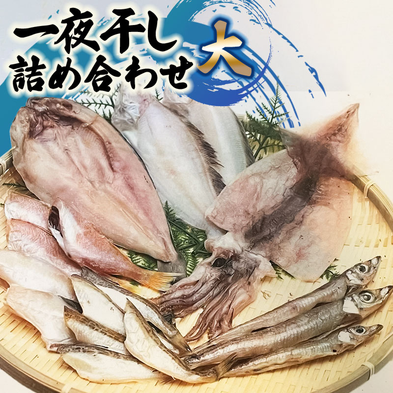 【ふるさと納税】【鶴岡市 庄内浜】 一夜干しセット（大） 約2kg　庄内観光物産館