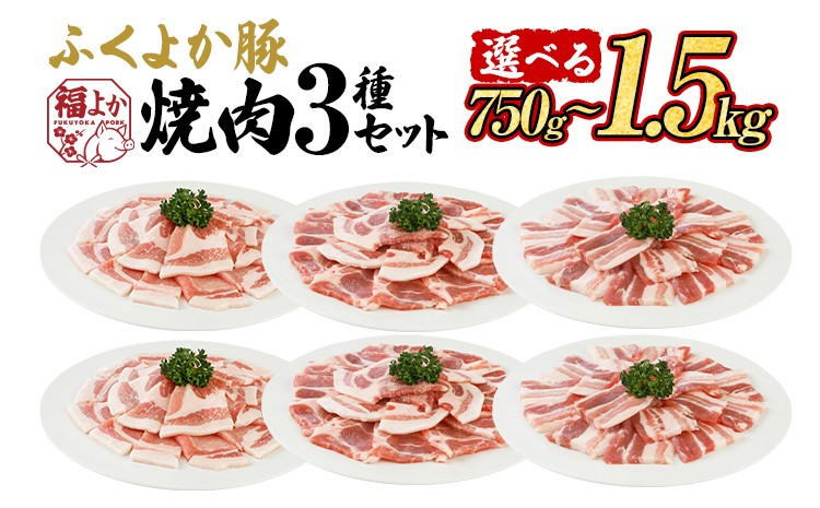 
                  豚肉 焼肉 ふくよか豚 焼肉3種セット 量が選べる 750g 1.5kg ロース 肩ロース バラ ロース肉 肩ロース肉 バラ肉 小分け ブタ肉 ぶた肉 生姜焼き 豚丼 冷凍 福岡県 福岡 九州 グルメ お取り寄せ 真空パック 国産 肉 お肉 にく 豚肉セット パック ぶた 真空 冷凍 国産豚 選べる内容量 食べきり 晩ごはん おかず 便利 夕食 肉料理 普段使い 贈呈 ギフト やきにく
                