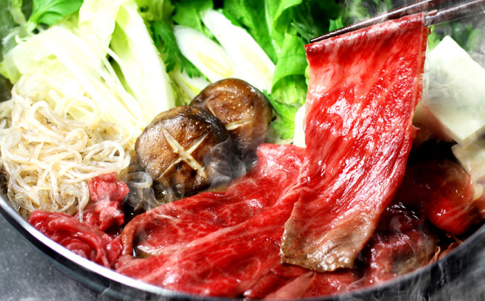 博多和牛 スライス肉 600g 4人前 (ザブトンと肩ロース芯) しゃぶしゃぶ すき焼き用 吉富町/株式会社ベネフィス [BGAF002]