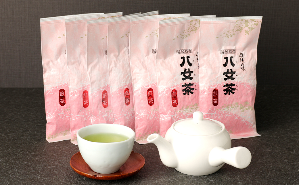 福岡県産 八女茶 100％ 煎茶 700g(100g×7袋) 大容量