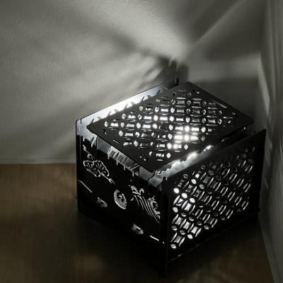 ふるさと納税 高松市 3WAY焚火BOX和柄スタンダードセット(五徳4本付属)+ グリル鉄板L4.5ミリ厚(オプション品) |  | 03