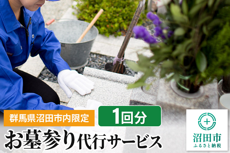 
                  《群馬県沼田市内限定》お墓参り代行サービス [出張 代行 実家 現地 故郷 おかたづけ お片付け 掃除 清掃 クリーニング クリーン 地域のお礼品]
                