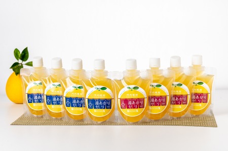 湯あがりゼリー (180g×8本) | ゼリー おやつ お子様 子ども【河内晩柑】