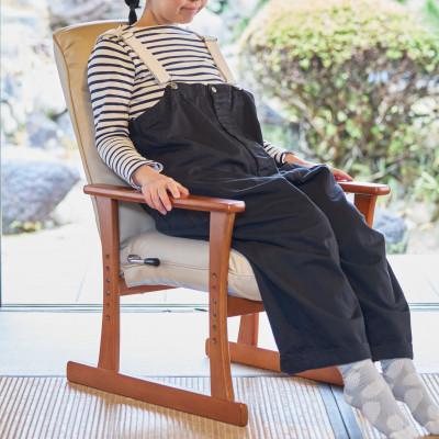 ふるさと納税 富田林市 高座椅子 5335 ソフトウレタン ベージュ 座面高410mm 座面高さ調節可能【KIOF】 |  | 01