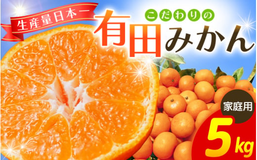 【2026年10月発送予約分】＼光センサー選別／ 【農家直送】【家庭用】こだわりの有田みかん 5kg＋150g(傷み補償分) 先行予約 有機質肥料100% サイズ混合 【10月発送】みかん ミカン 有田みかん 温州みかん 柑橘 有田 和歌山 ※北海道・沖縄・離島配送不可/みかん ミカン 有田みかん 温州みかん 柑橘 有田 和歌山 産地直送【nuk004-c-5-octH】