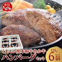 【ふるさと納税】≪発送時期選べる≫ 熊本県産 あか牛 100％ ハンバーグ 120g×6個 あか牛のたれ200ml セット くまモン パッケージ 本場 くまもと あか牛 冷凍 牛肉 赤牛 肉 熊本産 国産 和牛 ハンバーグ 熊本 惣菜 個包装 小分け ビーフ ハンバーグ 年内発送 年内配送