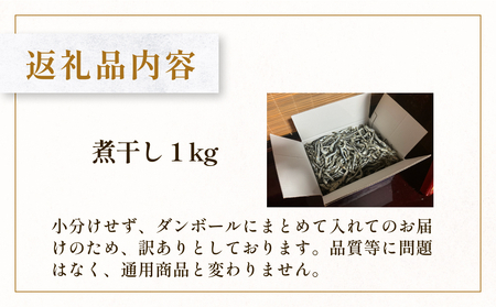 【訳あり】氷見産 煮干し1kg | イワシ いわし 鰯 訳アリ 業務用 つまみ 干物 おやつ 乾物 出汁 だし 味噌汁 魚介 国産 富山 氷見 氷見漁港 常温 カルシウム 新鮮 無添加 産地直送 煮干