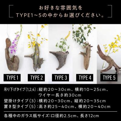 ふるさと納税 糸島市 Driftwood FlowerBase 流木一輪挿し フラワーベース  [ADC003] |  | 02