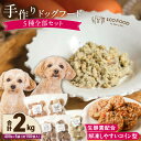 【ふるさと納税】ドッグフード 手作り 5種 セット 400g × 5袋 1cofood 牛肉 サーモン 鱈 鹿肉 猪肉 ジビエ 赤鶏 国産野菜 米 フルーツ 生酵素 オリーブオイル 海藻 コイン型 ペット 冷凍 福岡県 久留米市 送料無料