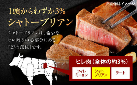 佐賀牛 ヒレセット 計400g（シャトーブリアン・ヒレサイコロステーキ 各200g）[UEM065]