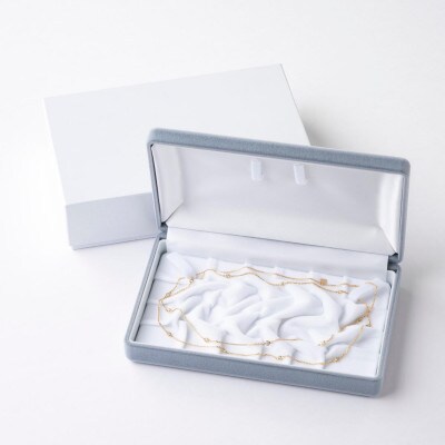 K18 ダイヤモンドステーションロングネックレス　Total 1ct 16pcs 全長80cm【配送不可地域：沖縄県】【1469139】