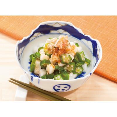 ふるさと納税 深谷市 《国産長芋使用》手軽に使える オクラと長芋ミックス 500g |  | 01