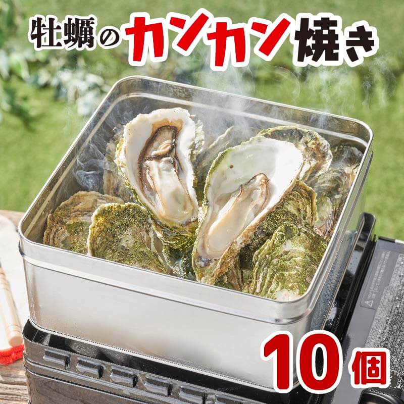 【ふるさと納税】 6月 スーパーセール 期間限定 12個 殻付かきのカンカン焼きセット大10個 加熱用 かき 牡蠣 カキ オイスター oyster アヒージョ バーベキュー BBQ フライ 揚げ物 鍋 ごはん 夕飯 おかず おつまみ 晩酌 米 贈答品 お中元 お歳暮 大船渡 三陸 岩手県 国産