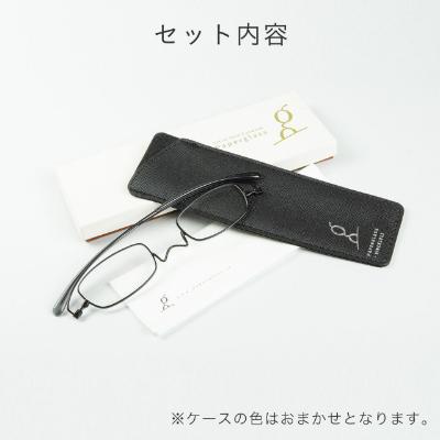 ふるさと納税 鯖江市 鯖江製・高級薄型めがね 度数:+1.00【ペーパーグラス】Nスタ・スクエア　ブラック |  | 02