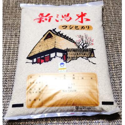 ふるさと納税 聖籠町 【玄米5kg】新潟県産コシヒカリ(特別栽培米)近藤農園