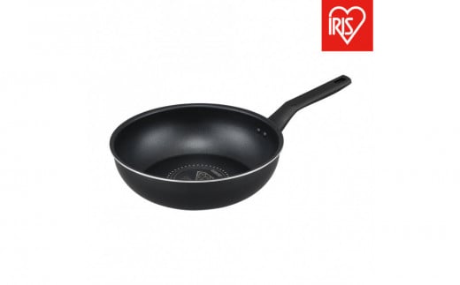 フライパン ダイヤモンドコートフライパン炒め鍋 ガス火対応28cm VDG-W28 ブラックメタリック