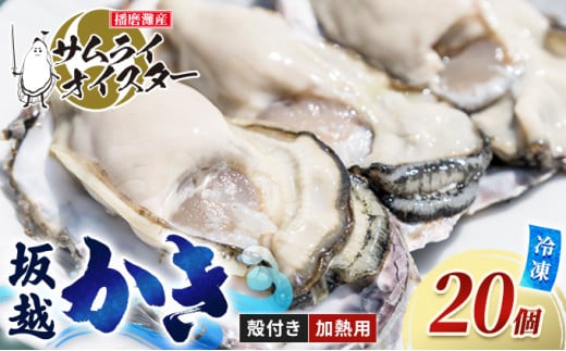坂越かき 【冷凍】殻付き22個(加熱用)サムライオイスター[ 牡蠣 冬牡蠣 ]