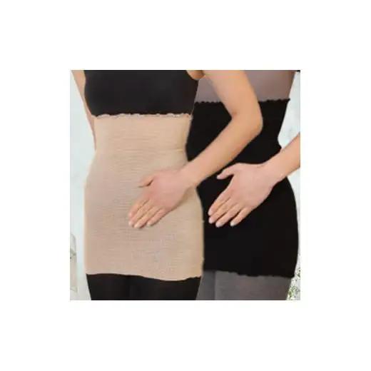 M206　シルク腹巻きブラックスキン