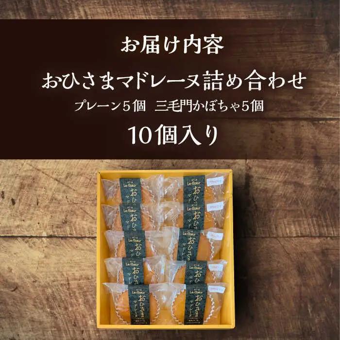 おひさまマドレーヌ 10個 詰め合わせ (おひさまマドレーヌ5個 三毛門かぼちゃマドレーヌ5個)[VBI006] お菓子 菓子 詰め合わせ 洋菓子