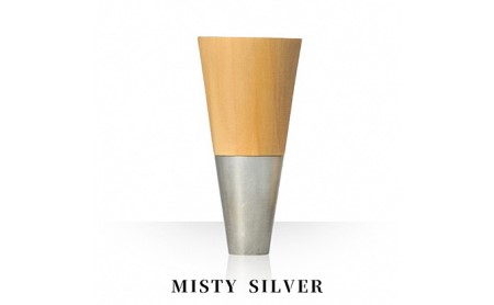 Guinomi Sake Cup HORN  KISEN（TALL series） MISTY SILVER