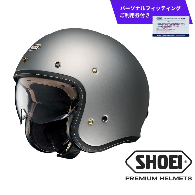 SHOEIヘルメット「J・O+ マットディープグレー」Lサイズ パーソナルフィッティングご利用券付 バイク ショウエイ バイク用品 ツーリング SHOEI品質 shoei スポーツ メンズ レディース