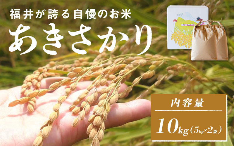 【数量限定！50袋限定販売！！】 令和7年産　あきさかり　通常便（1回配送）計10kg（5kg×2袋）