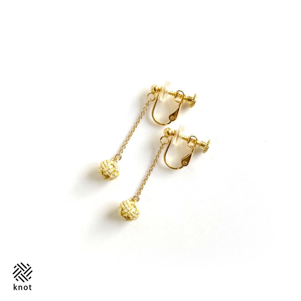 【ふるさと納税】【加賀水引】水引イヤリング　あわじ玉（揺れるタイプ） | ファッション アクセサリー イヤリング 小物 水引 手作り 工芸品 金沢 ギフト 和風 伝統 クラフト イベント プレゼント 上品 伝統工芸 日本製