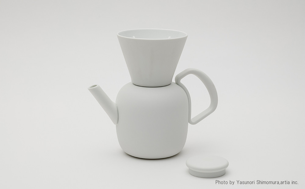 
【有田焼】2016/ Leon Ransmeier Coffee Dripper & Coffee Pot セット（white）
