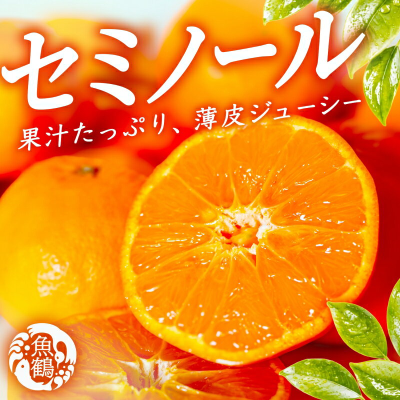 【ふるさと納税】 【先行予約】 ジューシー柑橘　セミノールオレンジ　5kg 【2027年5月上旬～5月下旬頃発送予定】