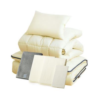 ふるさと納税 小山市 APHRODITA 日葵布団セット7点シングルロングカバーアイボリー日本製 創業150年の信頼と実績