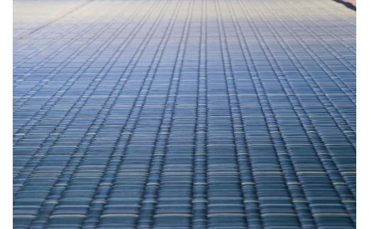 
掛川織り福岡花ござ「大自然」海（3畳　174×261cm）　AA307

