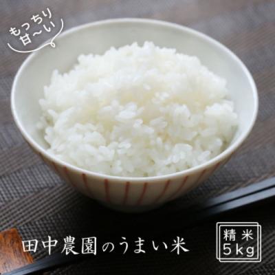 ふるさと納税 小郡市 100年続く田中農園のうまい米 元気つくし 「田中茂米」 精米 5kg[No5354-2181]