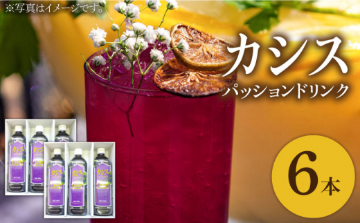 カシス パッション ドリンク 6本 セット《豊前市》【ハウスボトラーズ】果汁 ジュース 飲料 [VAX013]