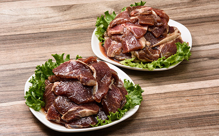 北海道 ジンギスカン ロース・ラム肉 4kg（各500g×4パック）セット バーベキュー BBQ 南幌町 羊 NP1-433