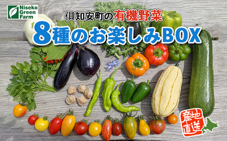 野菜詰合せ 北海道産 有機野菜BOX 8種類 オーガニック 野菜詰合せ【8種類】【先行予約】