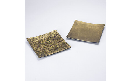 風まぜ雪・雲間の月影 小 ペア（金箔四号色）