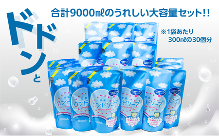 除菌ハンドソープ　300ml×30個 詰め替え用