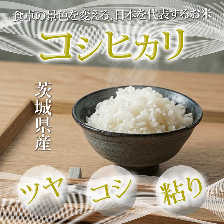 米 定期便 3ヶ月 コシヒカリ 精米 10kg 令和7年産 茨城県産 お米 こめ コメ ごはん 白米 こしひかり 茨城県産米 単一米 単一原料米 安心 安全 送料無料 国産 人気 数量限定 高評価（8