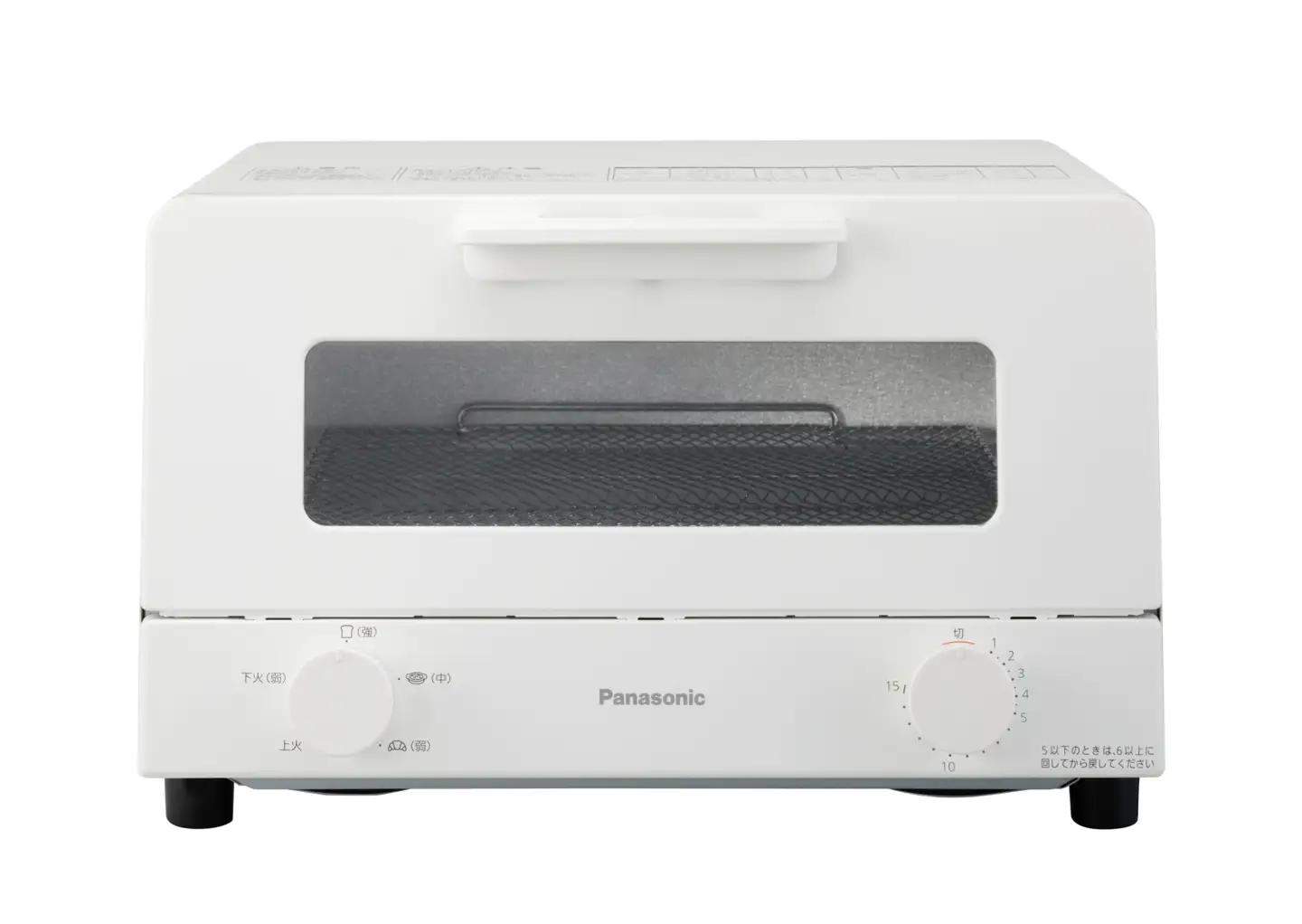 パナソニック オーブントースター NT-D500-W ホワイト | Panasonic トースト4枚焼き 火力5段切換 トースター シンプル 白